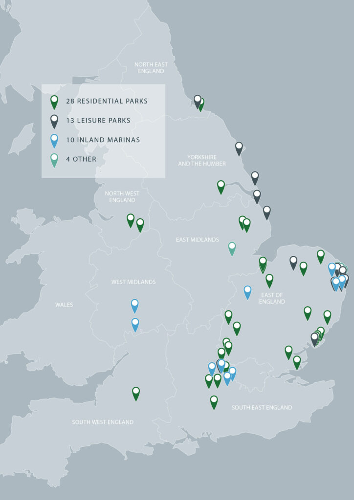 Tingdene Operations Group Map UK